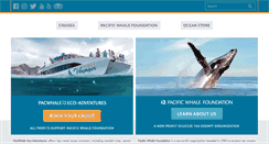 Desktop Screenshot of pacificwhale.org